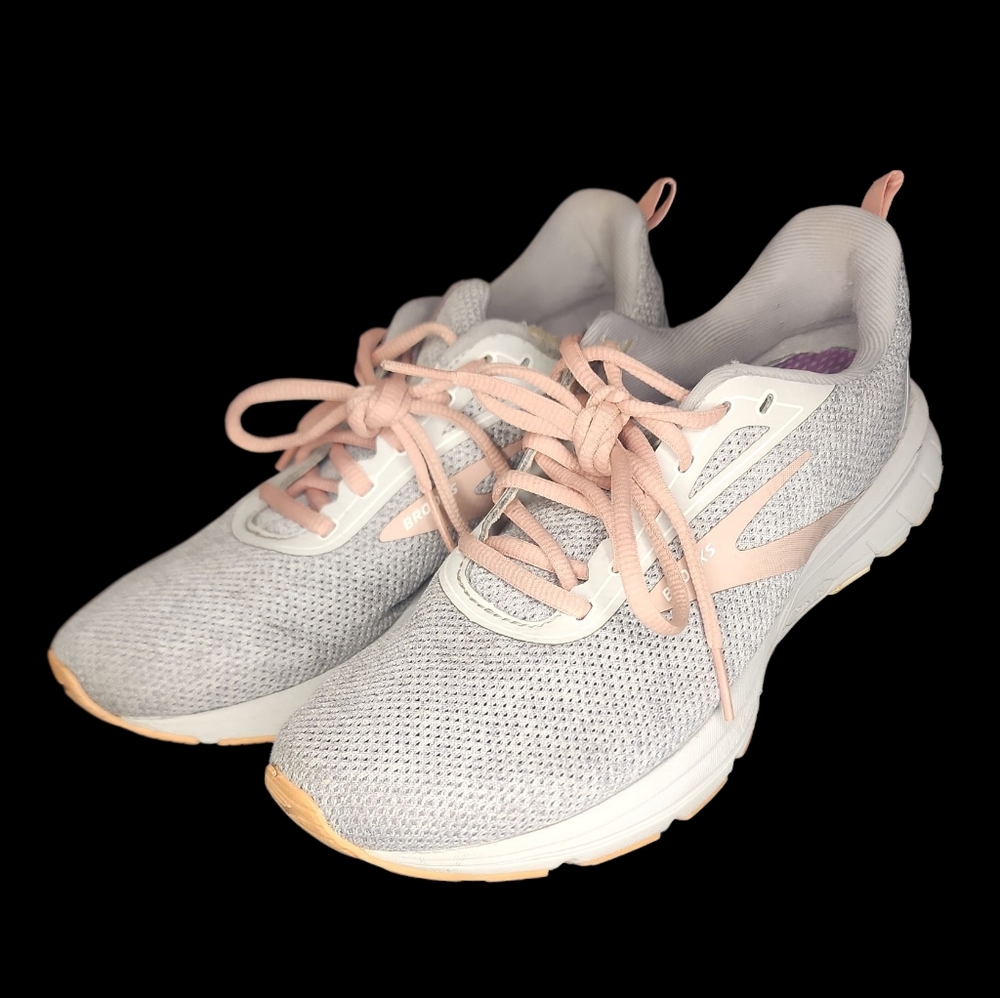 Brooks Anthem 3 Women's Athletic Shoes in Gray and Light Pink 7.5 - Picture 3 of 6